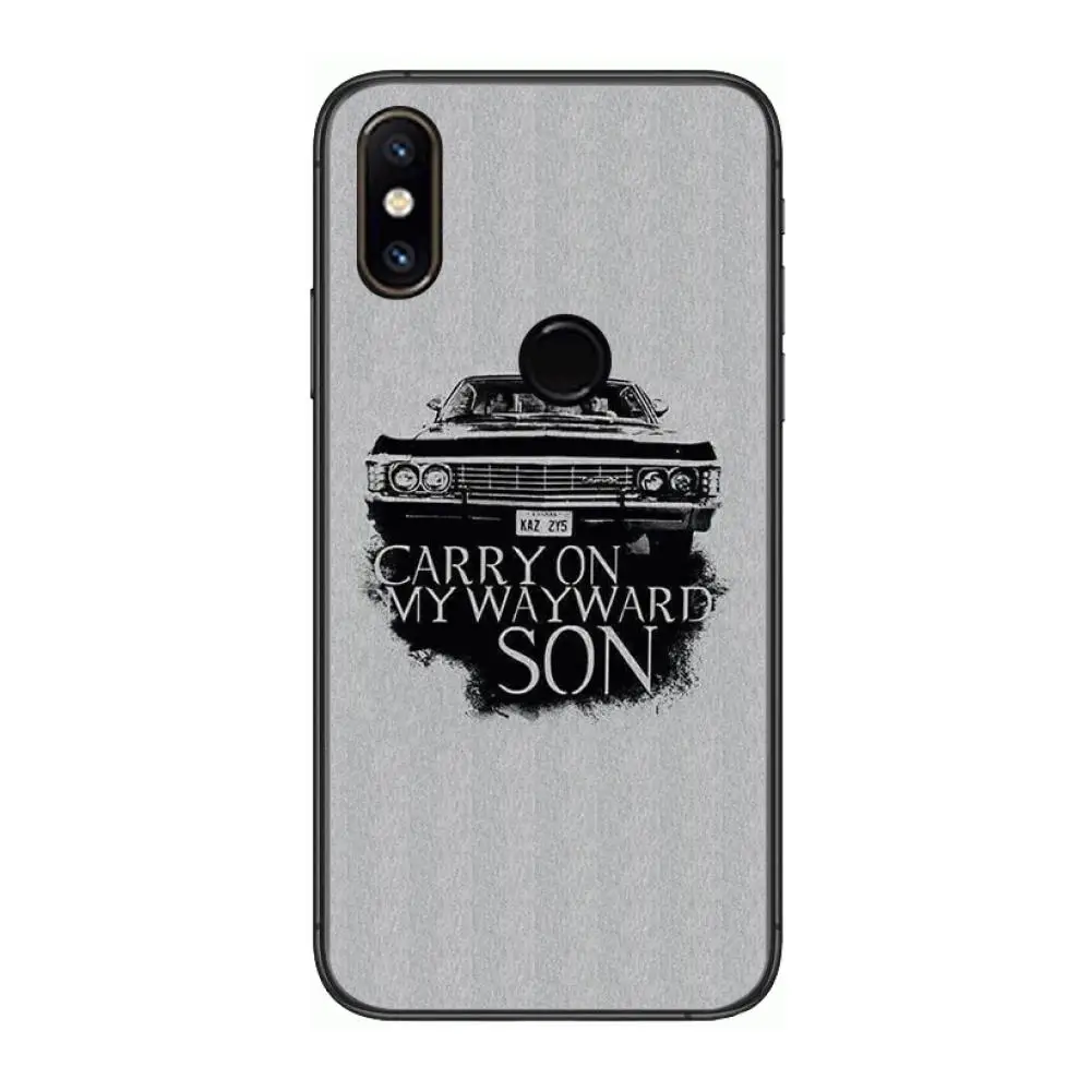 

art amrica sobrenatural Phone Case For xiaomi M2 C3 X3 F2 Lite NFC 6 5 x Poco k30 Pro Anime Black Cover Silicone Back Pretty