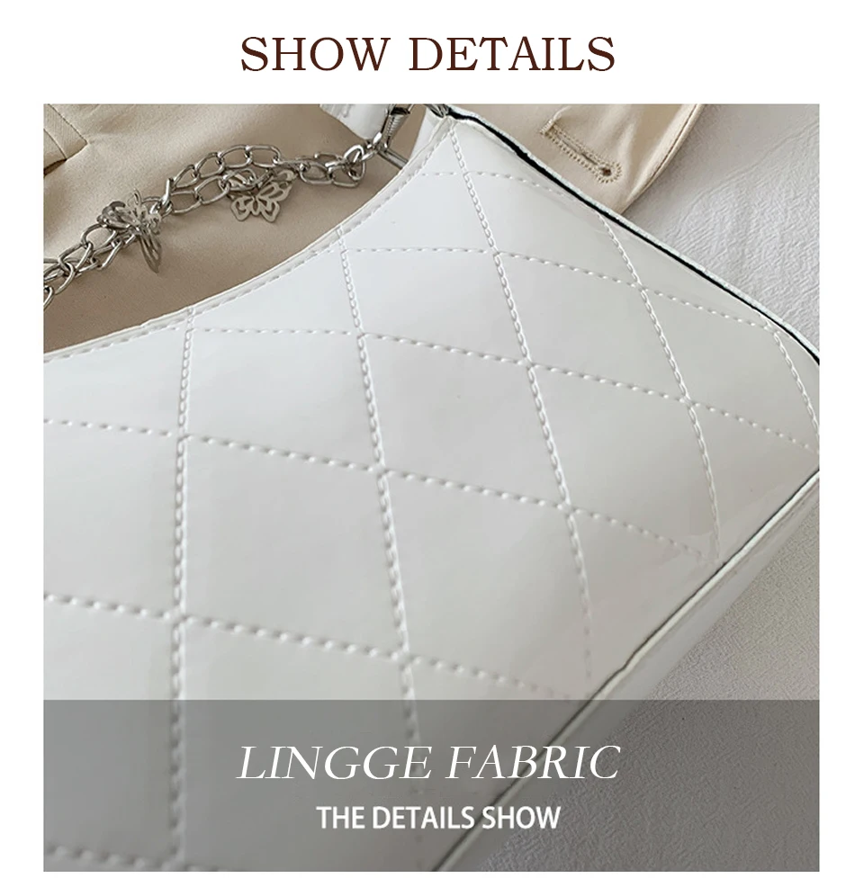 

Soft PU Leather Chain Women Shoulder Bag Comfortable Strap Exquisite Handbags Brand Design Ladies Purses High Quality Bags