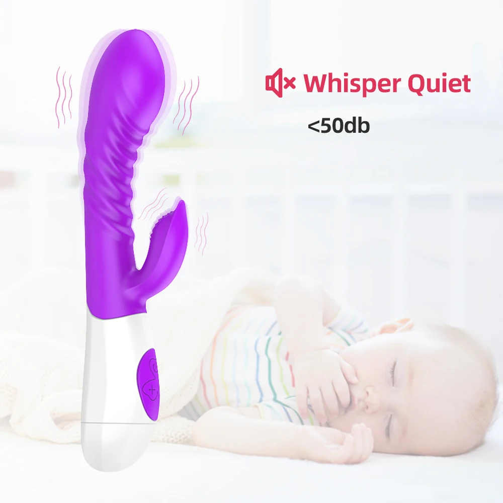 G Spot вибратор двойной вибрации для женщин силиконовый Водонепроницаемый модель