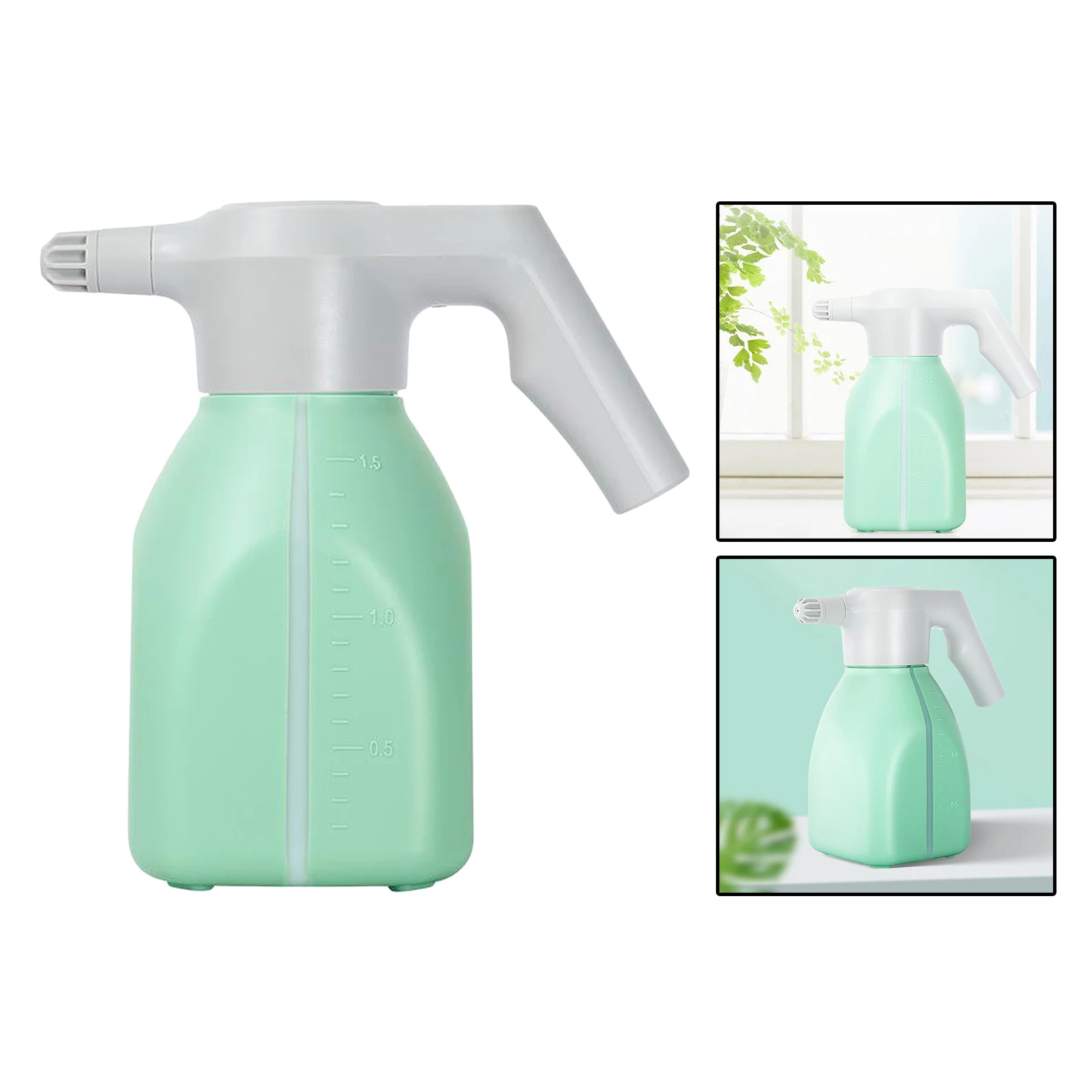 

Электрический распылитель, 1,5 л, перезаряжаемая через USB Автоматическая лейка, распылитель бытовой с регулируемым соплом для растений