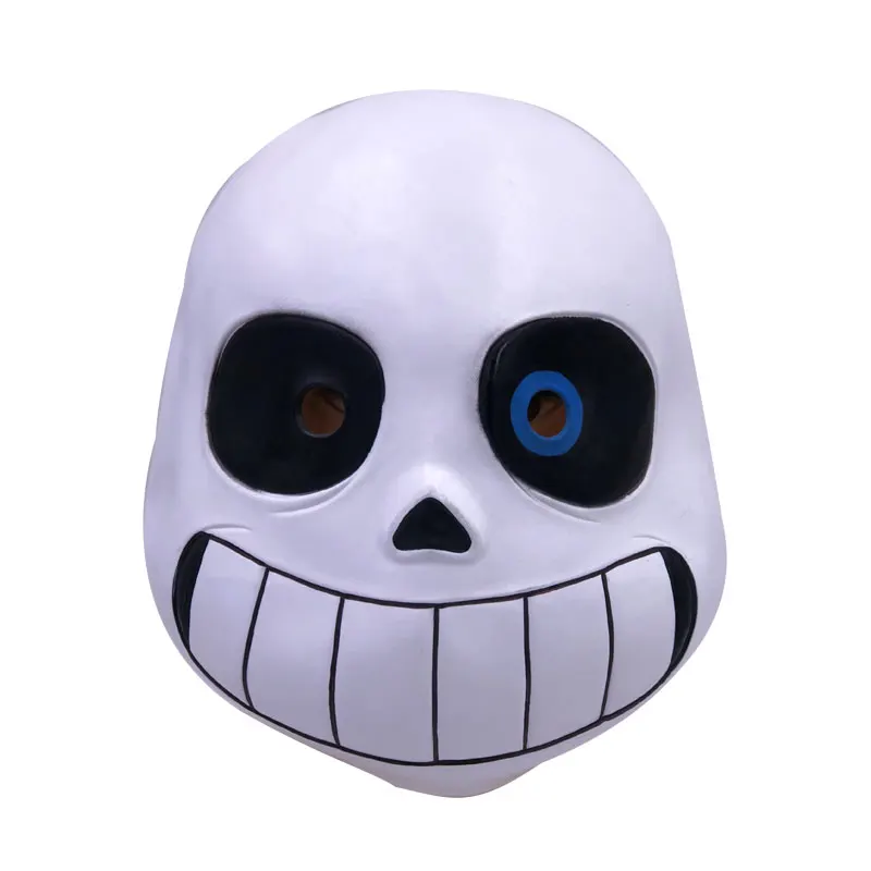 mask only Sans Undertale Косплей толстовки эмульсионная маска куртка Sans плюс бархат с капюшоном на молнии свитер анимация игровое снаряжение - Цвет: mask only