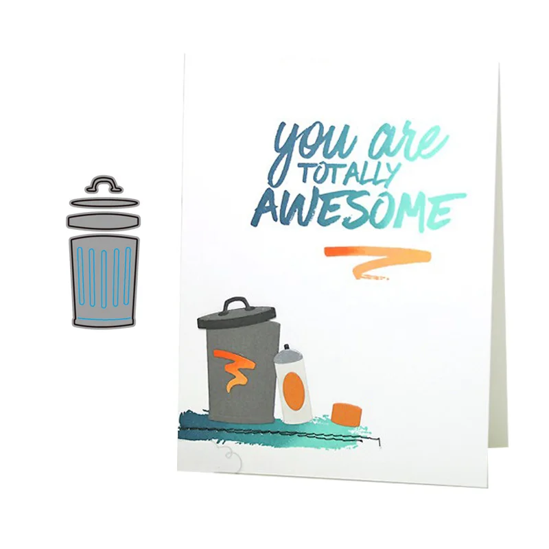 CH корзина для мусора металлический Трафаретный вырубной штамп трафарет с