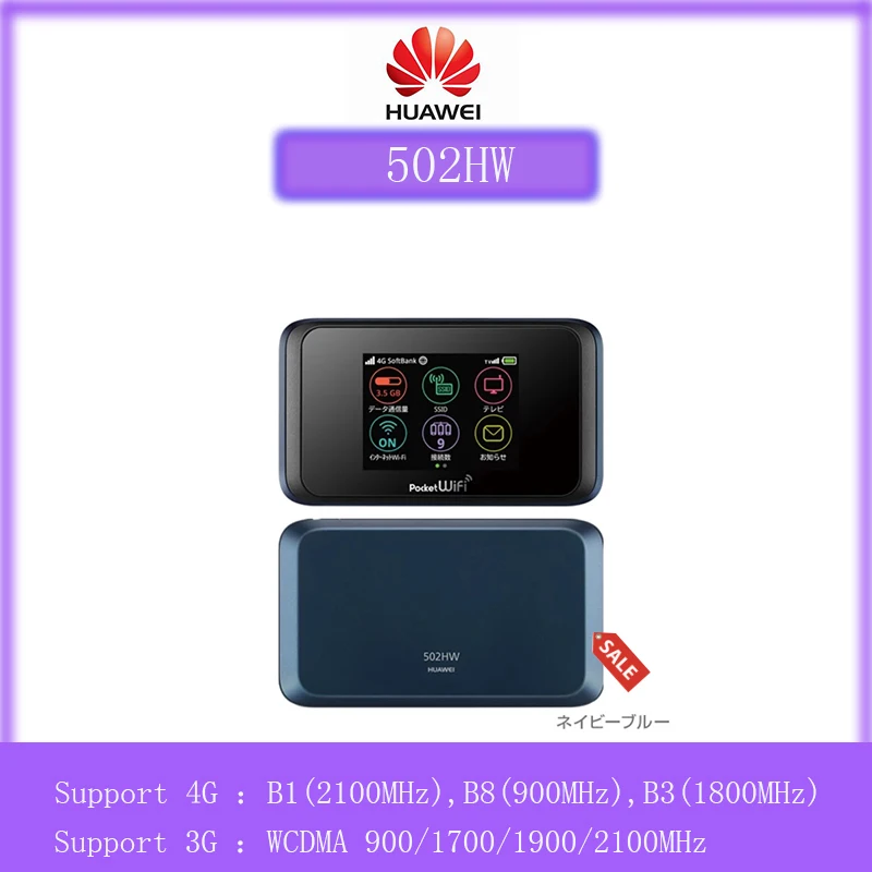 Unlocked HUAWEI Pocket 502HW 4g wifi router mini wifi router with sim card slot