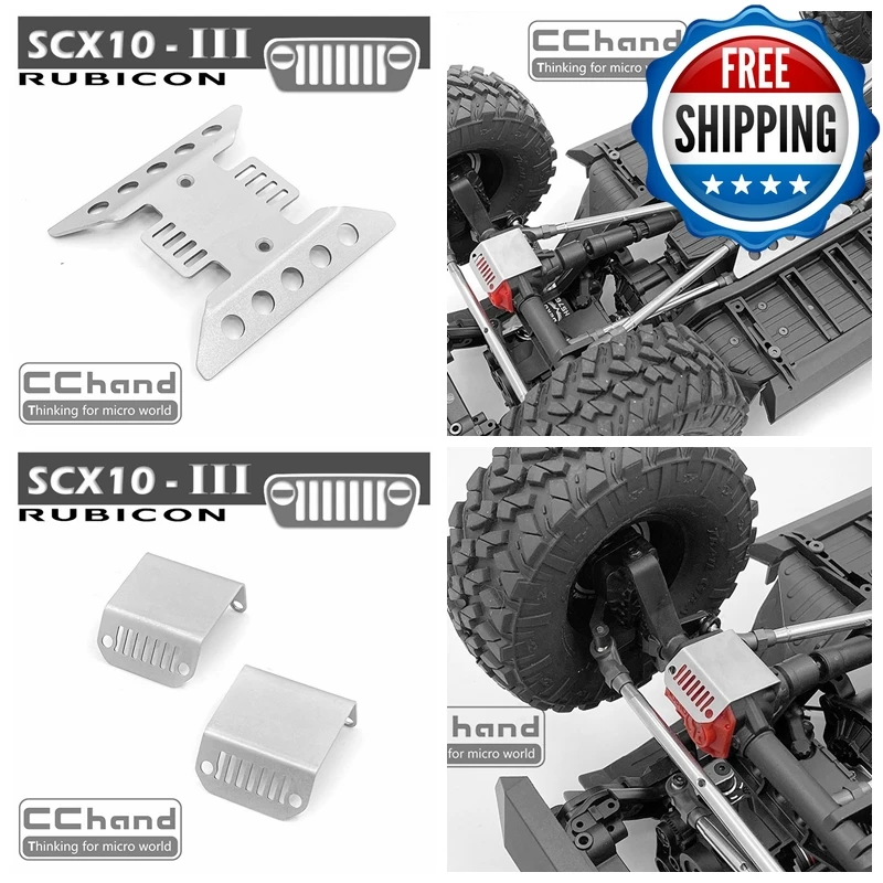 CChand осевая/Нижняя защита корпуса для AXIAL SCX10 III JEEP 1/10 RC CAR TOY |