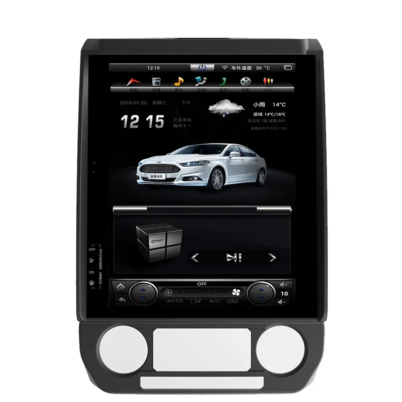 Android 8 Tesla стиль Автомобильный gps навигация для Ford F150- Автомобильный мультимедийный проигрыватель авто радио магнитофон головное устройство без DVD