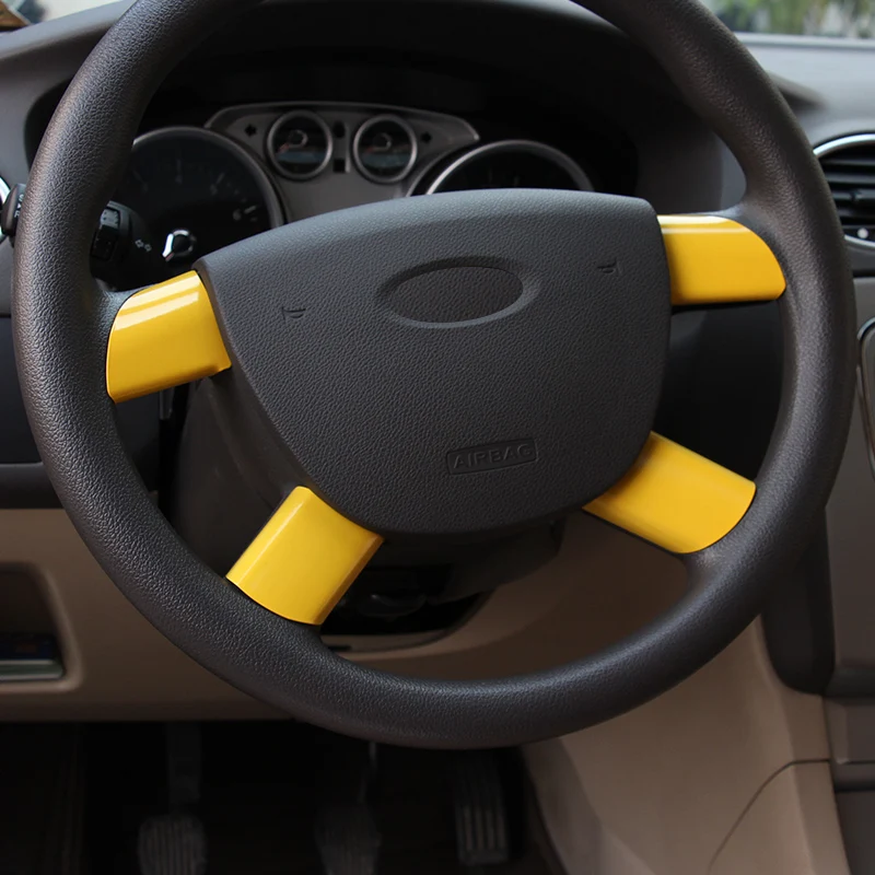 Высококачественный чехол на руль из нержавеющей стали для Ford Focus 2 MK2 2005 2011 2012 2013