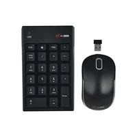 61cb suit wireless numeric keypad number keyboard optical mouse combo set for desktops laptops