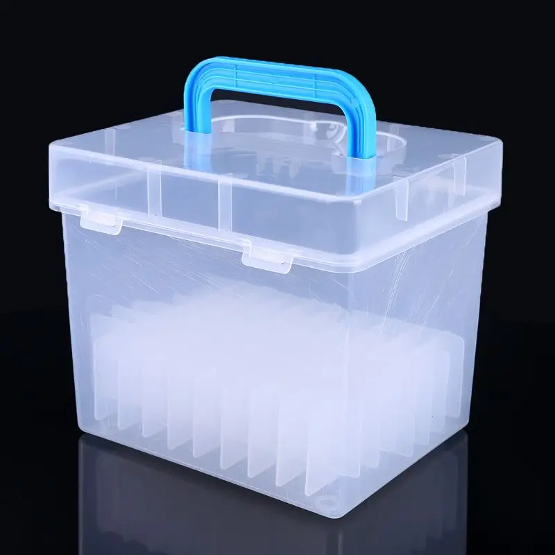 

W3JD 80 Slot Plastic Carrying Marker Case Holder Storage Organizer Box for Paint Sketch Markers-Fits for Markers Pen from 15mm