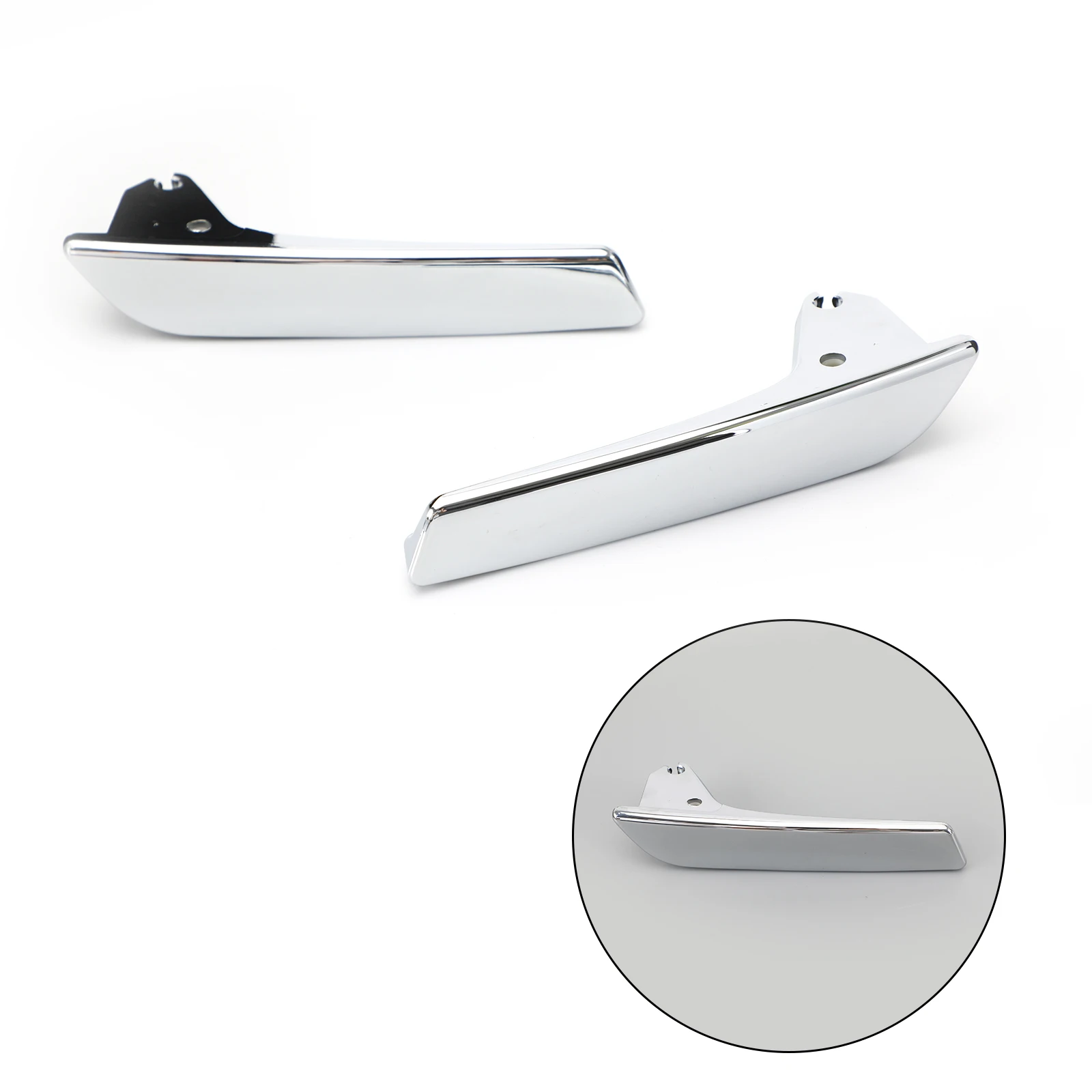

Areyourshop Door Pull Handle Left Right Pair Chrome Front Rear Interior For Chevrolet Silverado Suburba Sierra 19299865 Car