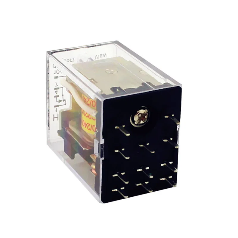 HH53P MY3 (5 шт./лот) AC/DC mini rele PCB монтажное 11pins 3PDT электромагнитное реле 12 В 24 в 36 48 110 220 5A