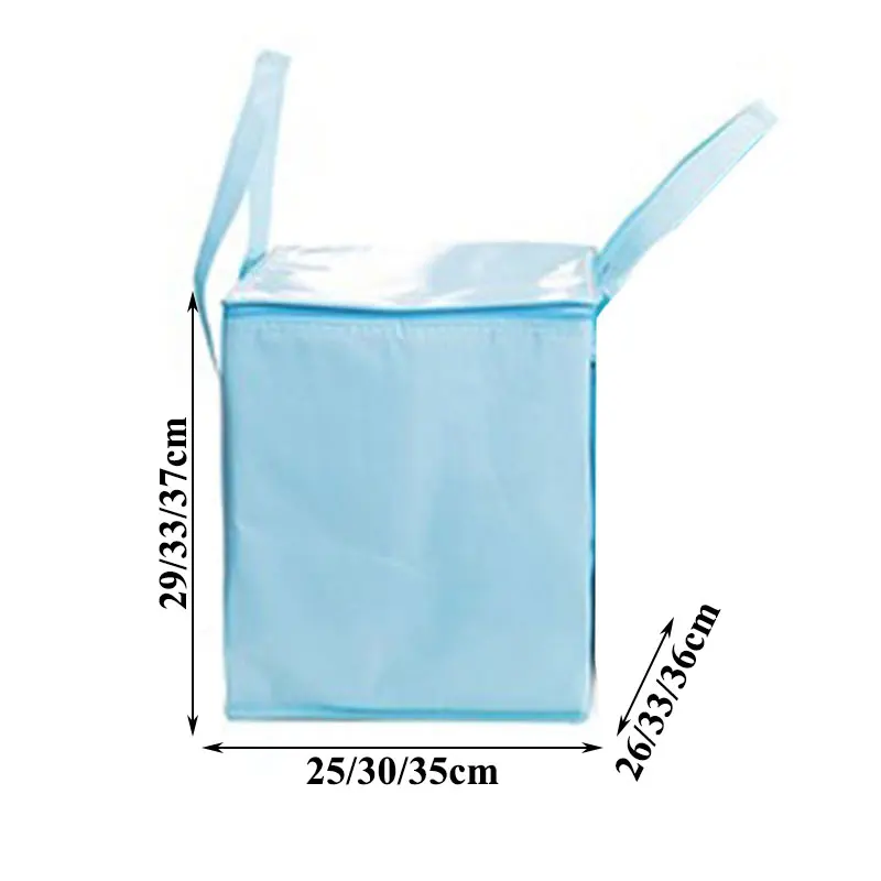 

Insulated Thermal Cooler Bag Food Case Takeaway Bags Cooler Big Capacity Storage Box Picnic Bags Solid Thickened Foil Food Bag