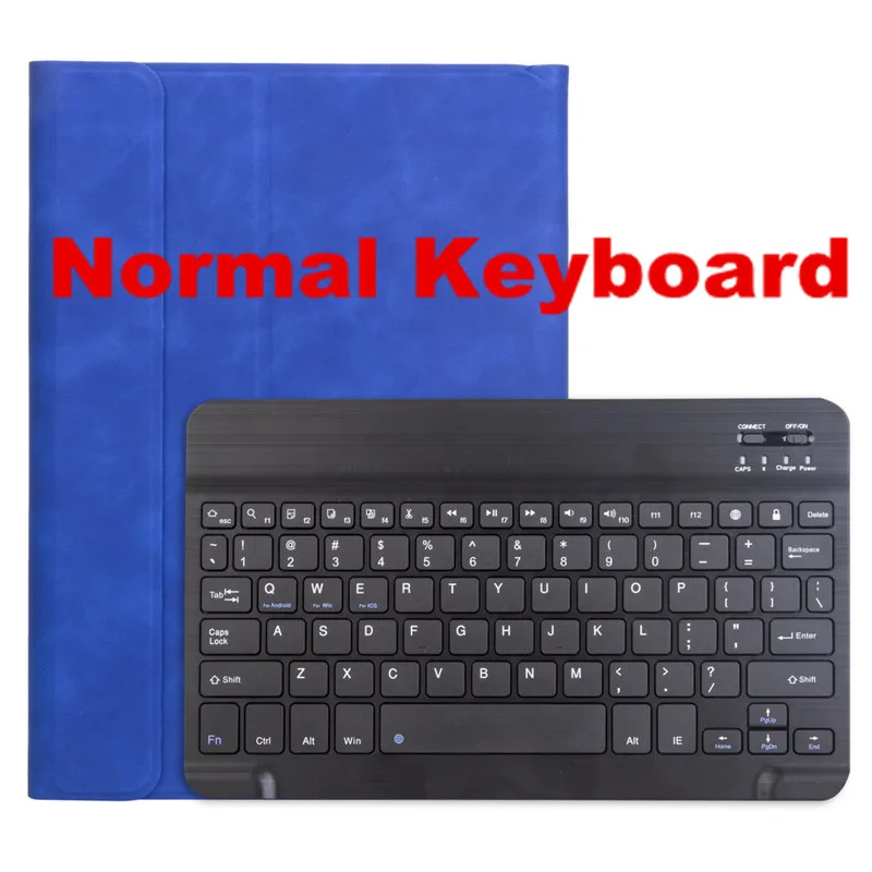 Normal-BL-BBK Съемная Bluetooth клавиатура для iPad 10," A2200 A2198 A2232 смарт-чехол для iPad Air 10,5" A2123 A2152 A2153 - Цвет: Normal-BL-BBK