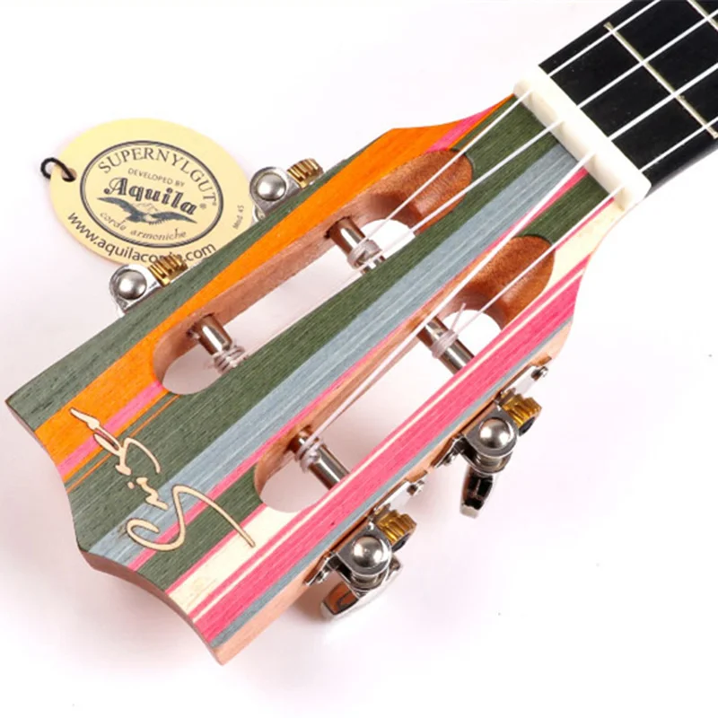 Укулеле 24 дюйма электрическая акустическая мини-гитара из синтетического