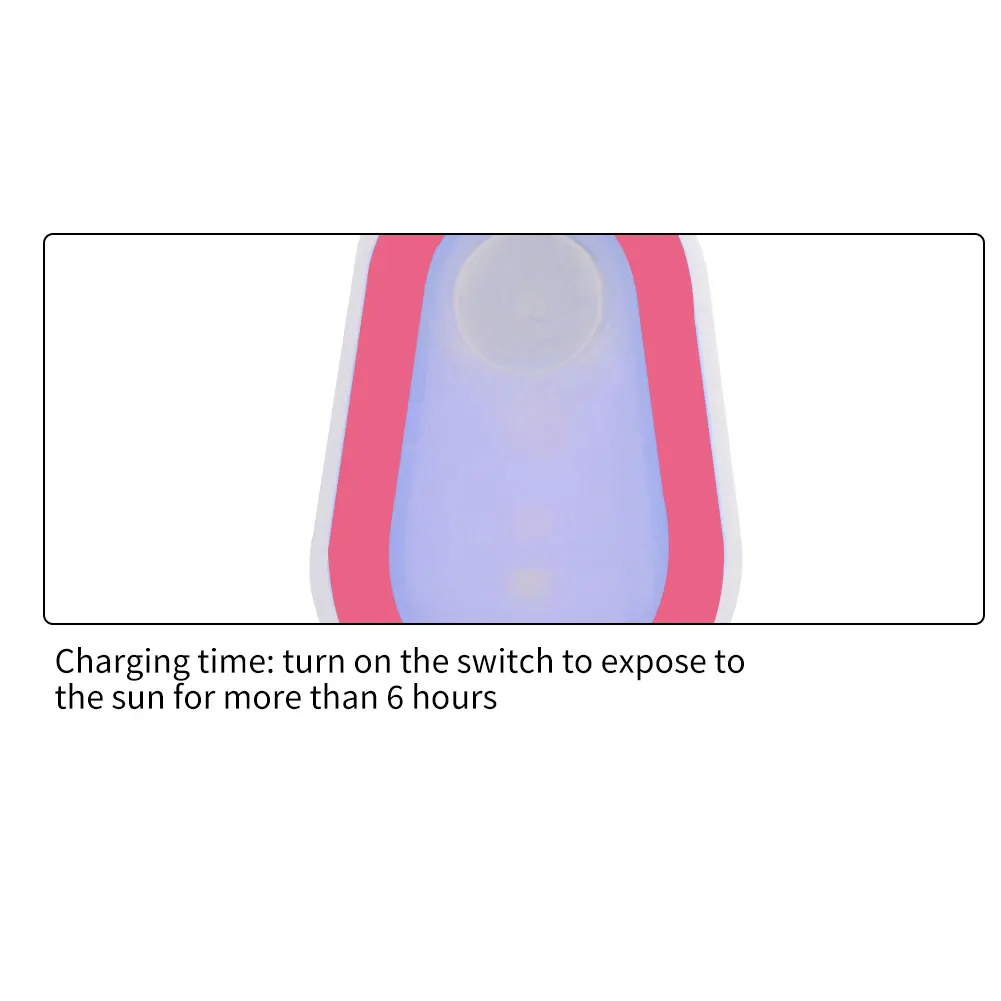 

Warning Clip Lamp Solar Powered Portable Magnetic Light Running Silicone Luminous Safety Clip Lamp with Reflective Strap