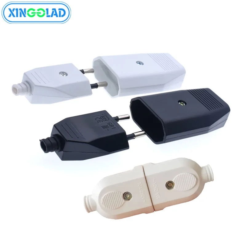 2 контактный ЕС разъем проводки Мужской Женский сетевой электронный Мощность