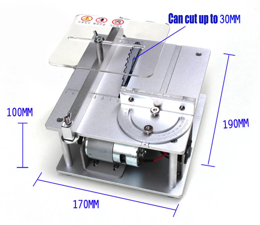 Настольная мини-пила резак ручной работы зеркальная Полировочная пила модель