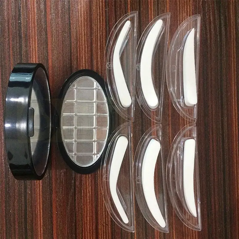 Штамп для бровей водостойкая пудра Brush Eye Brow печать макияжа Tool