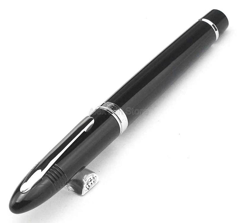 Ручка перьевая Duke креативная в форме большой акулы черная полностью