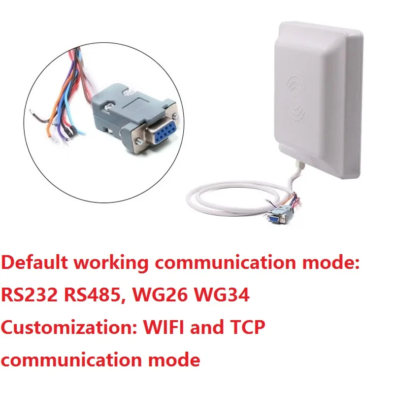 UHF RFID считыватель 6 м дальнего действия RS232/485 с Wiegand + Free SDK (Одобрено FCC) |