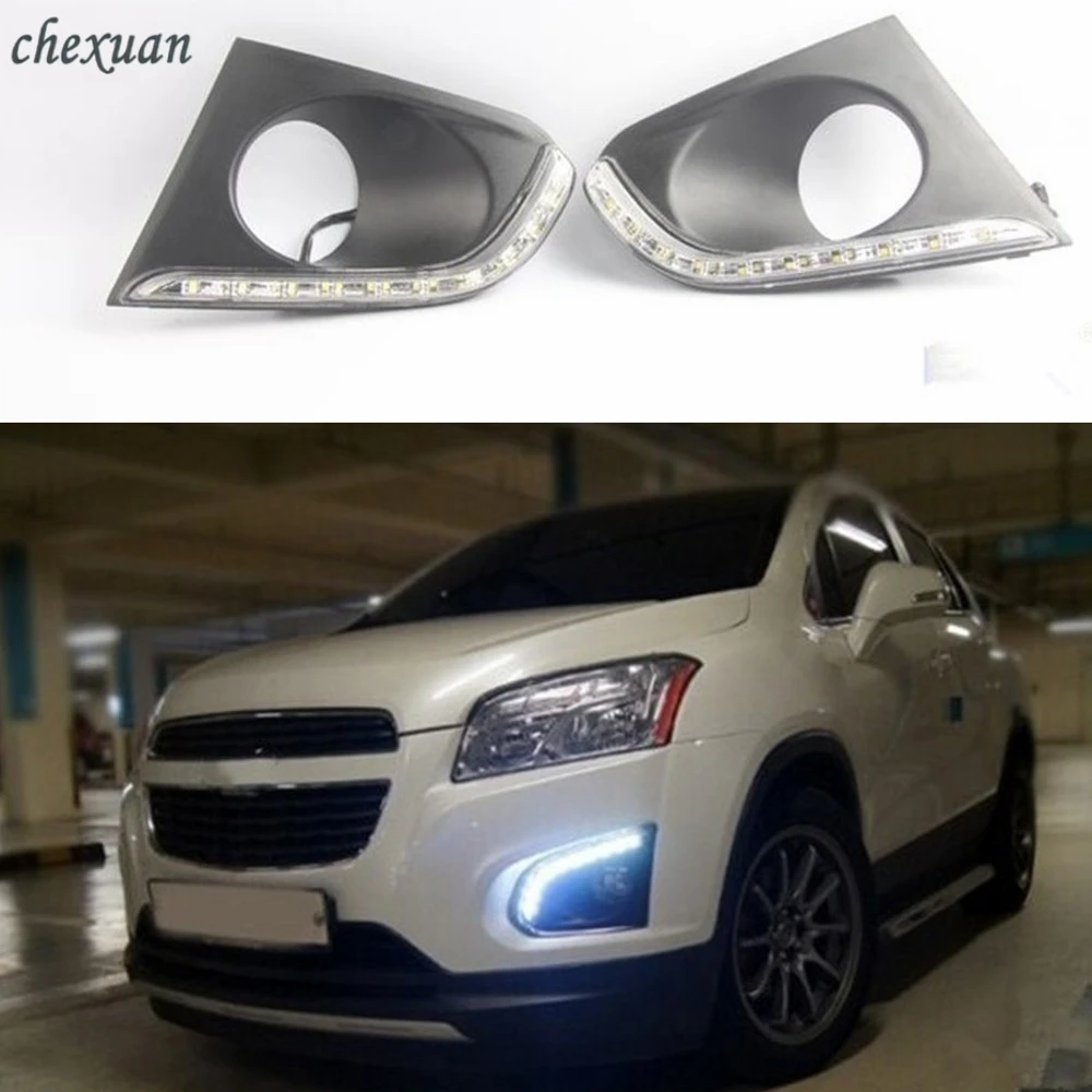 CSCSNL DRL Для Chevrolet Шевроле Тракс 2014 2015 2016 дневные ходовые огни противотуманная фара