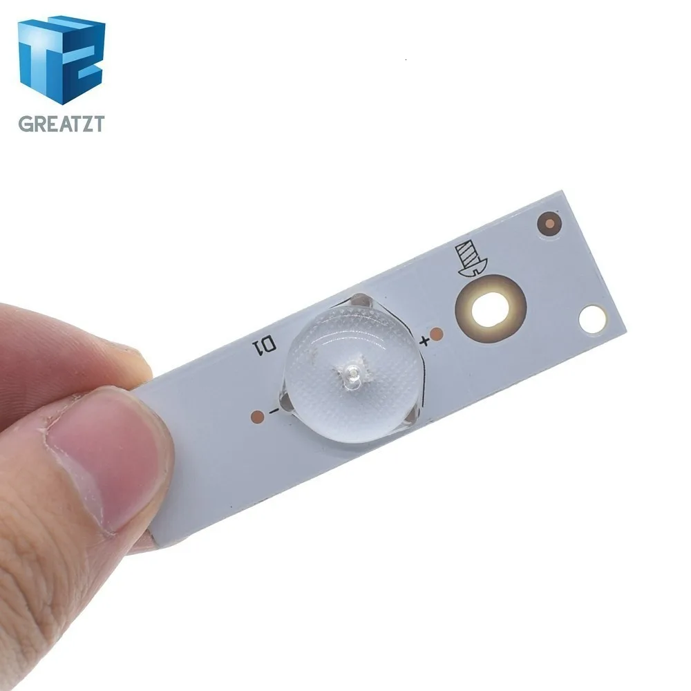 GREATZT 10 шт. 3 в SMD лампы с оптическими линзами Fliter для 32-65 дюймов светодиодный ремонт телевизора