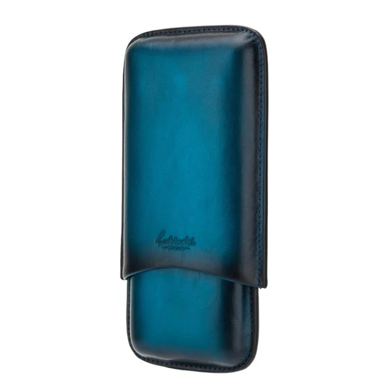 Чехол для сигар LUBINSKI из натуральной кожи дорожный футляр с 3 трубками аксессуары