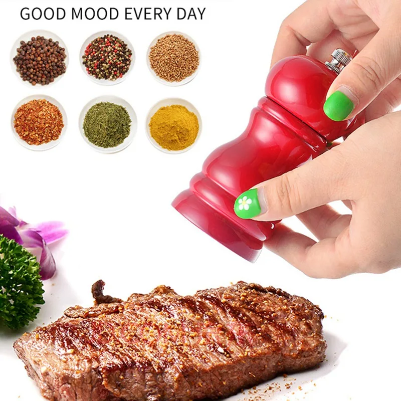 

Solid Wood Manual Pepper Black Pepper Grinder