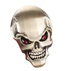 3D металлический золотой черный череп скелет автомобиль мотоцикл наклейки эмблема значок в наличии оптовая продажа