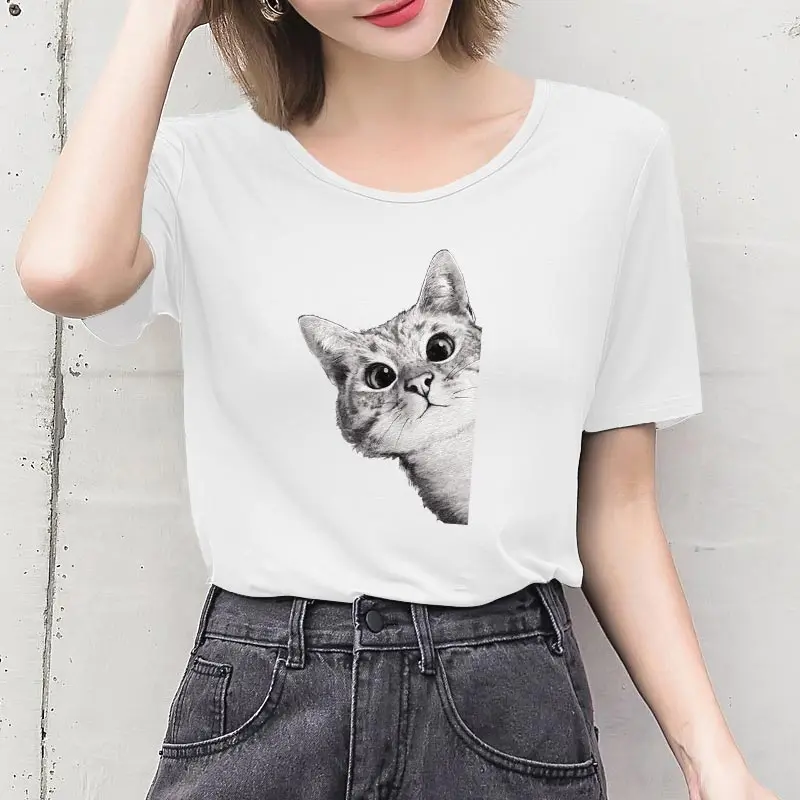 Серый Кот на Пластыре для Одежды Горячего Рвания Новый Дизайн Футболки Платья Термотрансфер Делай Сам Порошком на.