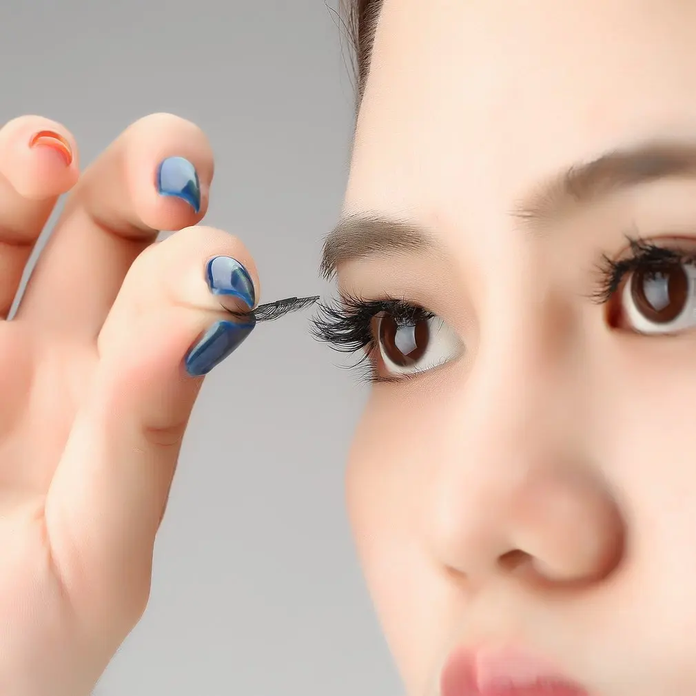 3D одиночные магнитные Накладные ресницы ручной работы Искусственные удлинение