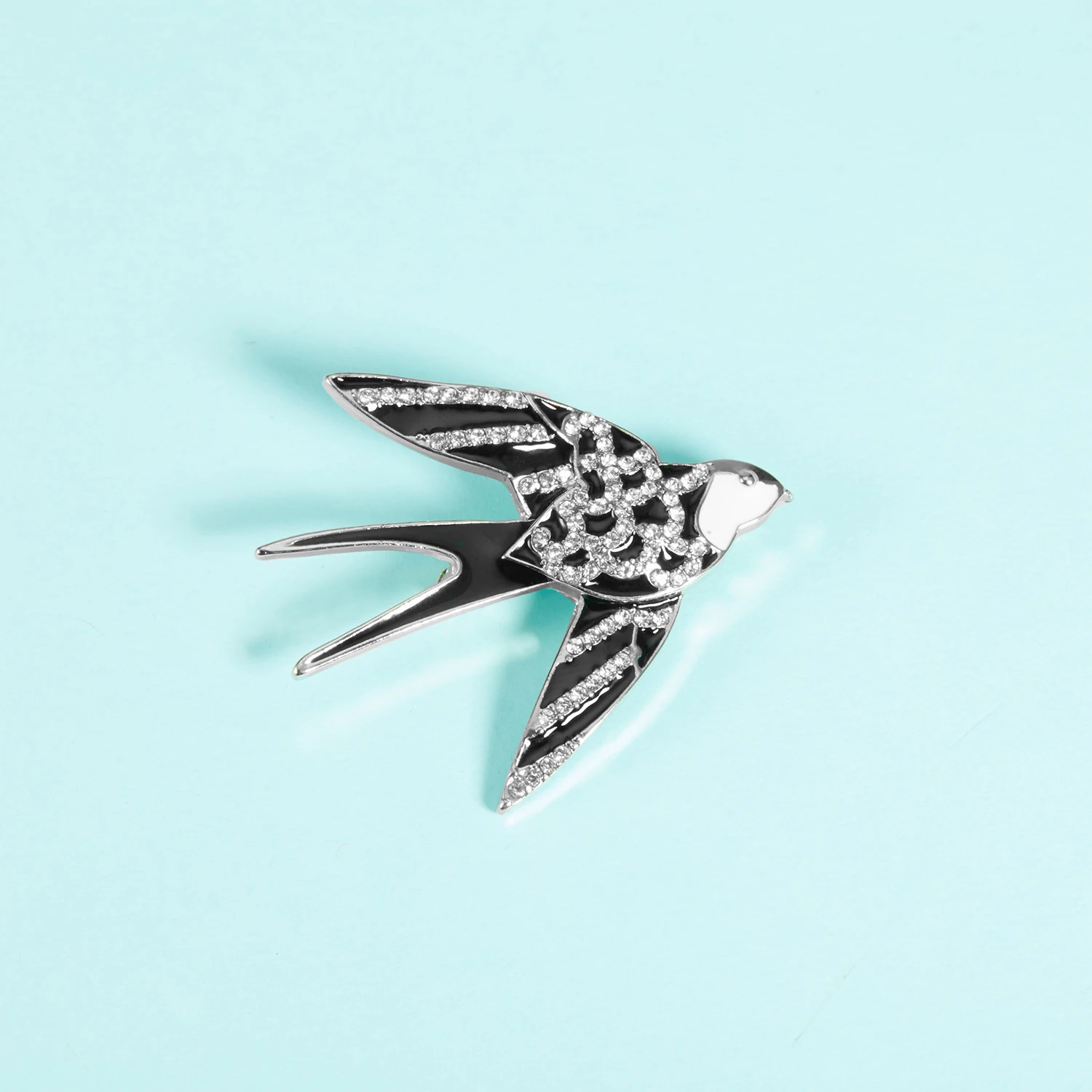 APSVO Симпатичная ласточка в виде животных классическая эмалированная булавка