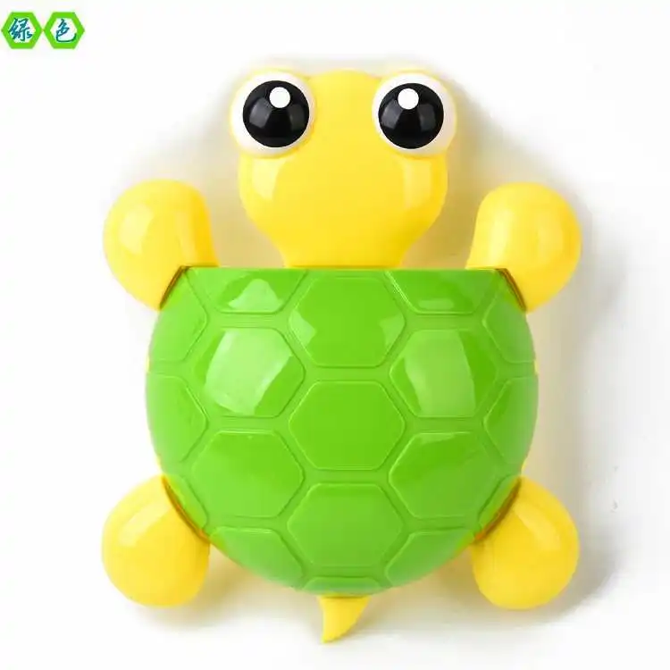 

TT10 Cute Cartoon Turtle Wall Toothbrush Holder Bathroom Internet Celebrity Punch-Free Suction Wall
