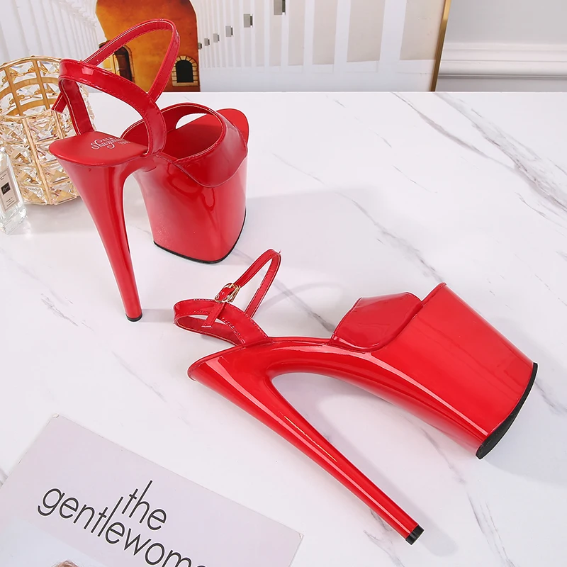 Модель с Т-образным ремешком Этап женская обувь для подиума на высоком каблуке