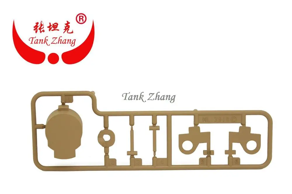 Бак Zhang / Heng Long 1/16 rc Tank 3918 U.S. M1A2 ABRAMS запасные части пластиковая часть ABCDE|Детали и
