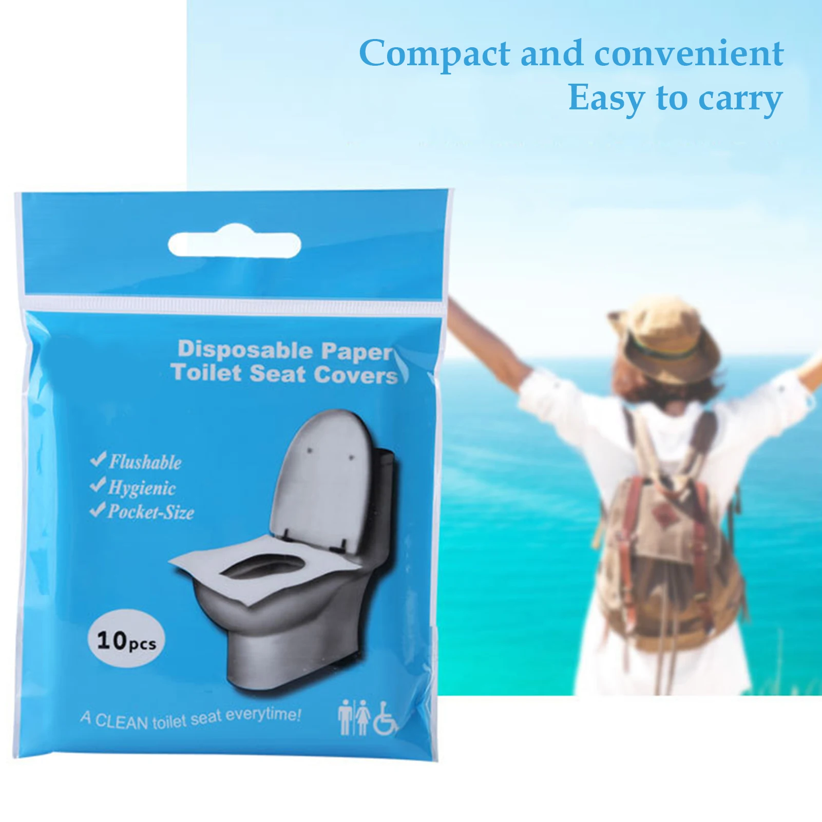 

Dissolvable Water Disposable Toilet Cushion Custom 10-piece Portable Toilet Cushion Disposable Toilet Seat Cushion Paper