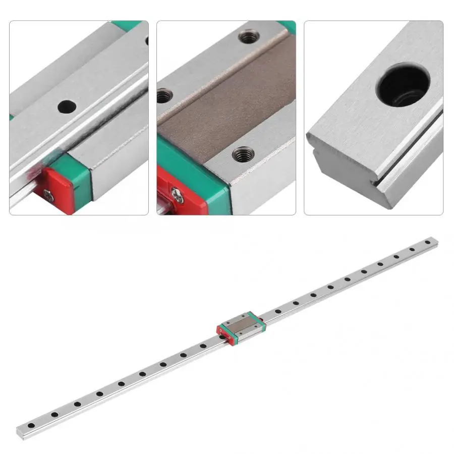 Миниатюрный линейный рельс скольжения направляющий блок cnc части 250 мм 300 400 500 550