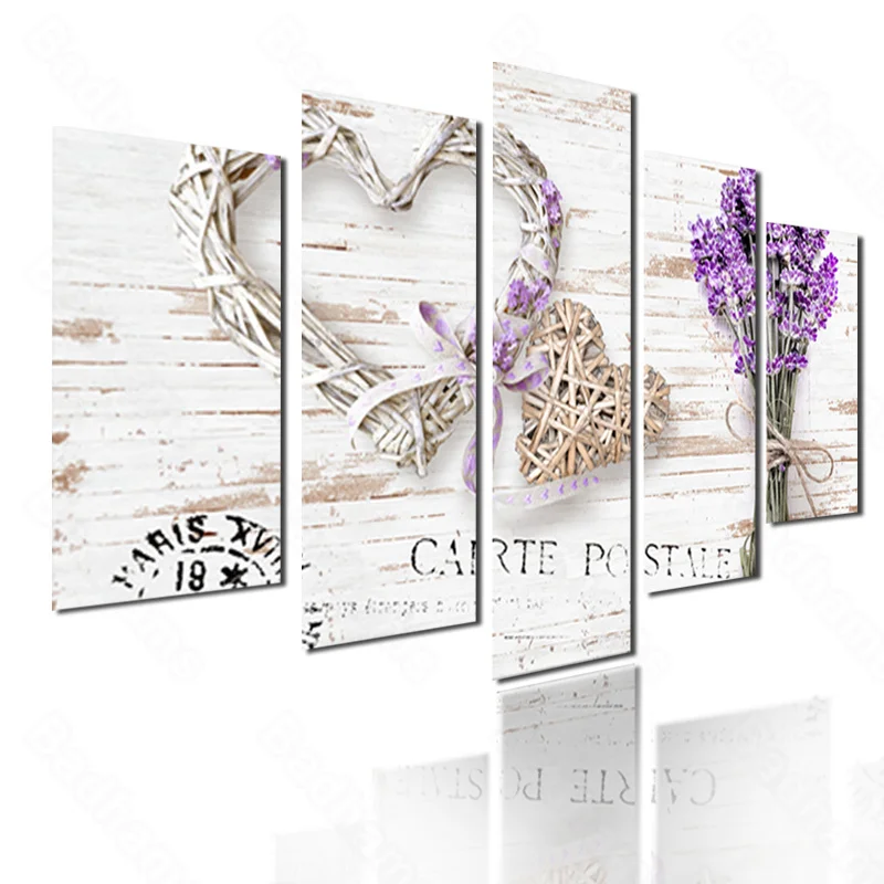 

Waterproof Ink Painting Living Room Decoration Handicrafts Home Decoration Painting Big Bunch of Bamboo Woven Love Heart Ring