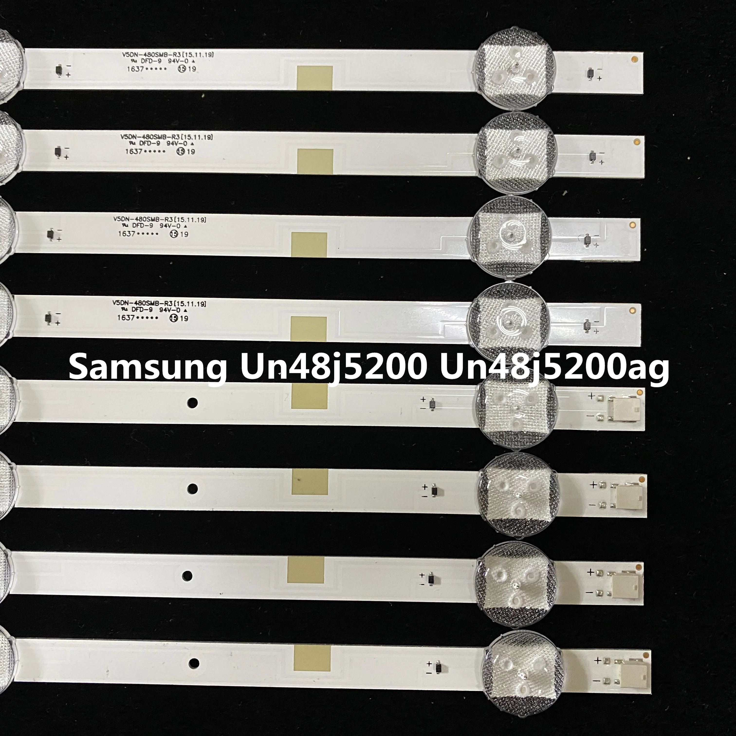 Новый комплект 8 шт. светодиодные ленты Подсветка для Samsung UN48J5200 UN48J5000AF BN96-37296A 37297A