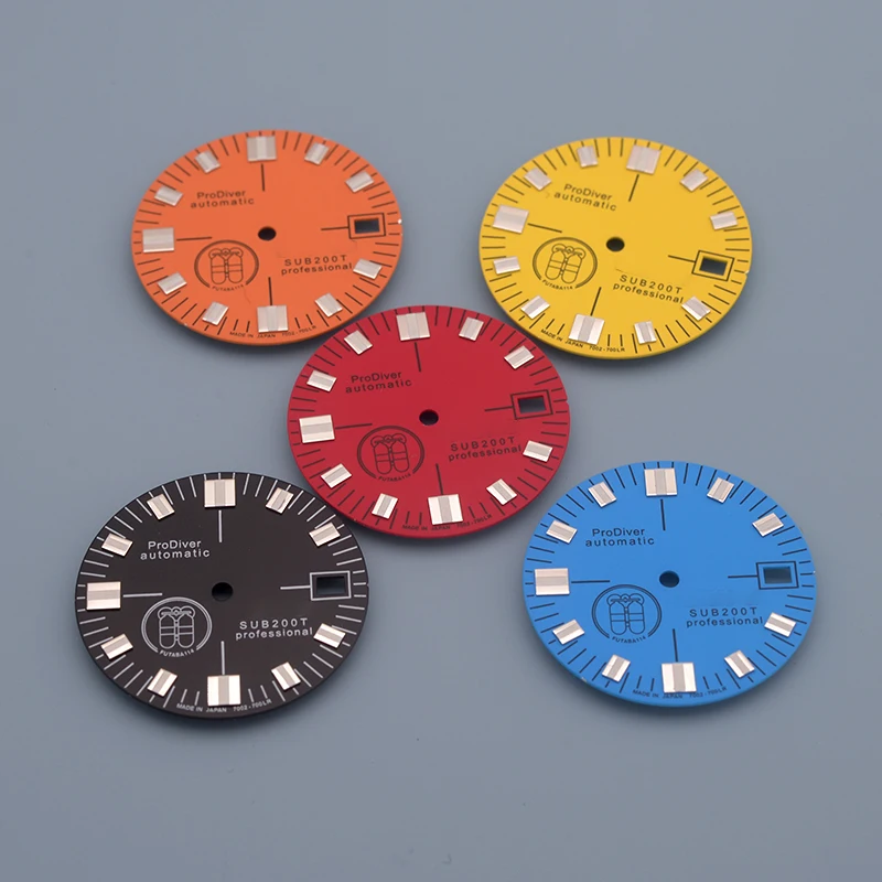 

Циферблат для часов Seiko 28,5 мм, циферблат dail 7002 nh35, подходит для Seiko SKX007 SKX009, зеленый светящийся циферблат 7002 nh35 nh36 4R35 4R36