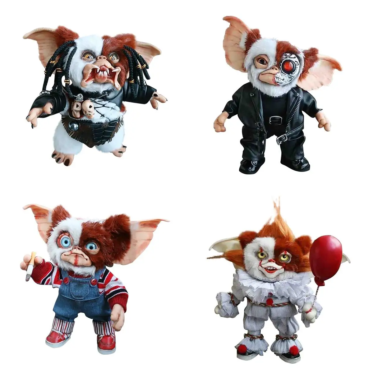 

Кукла ручной работы, имитация ужаса вечерние НКИ на Хэллоуин, украшения из смолы, игрушки, детский подарок