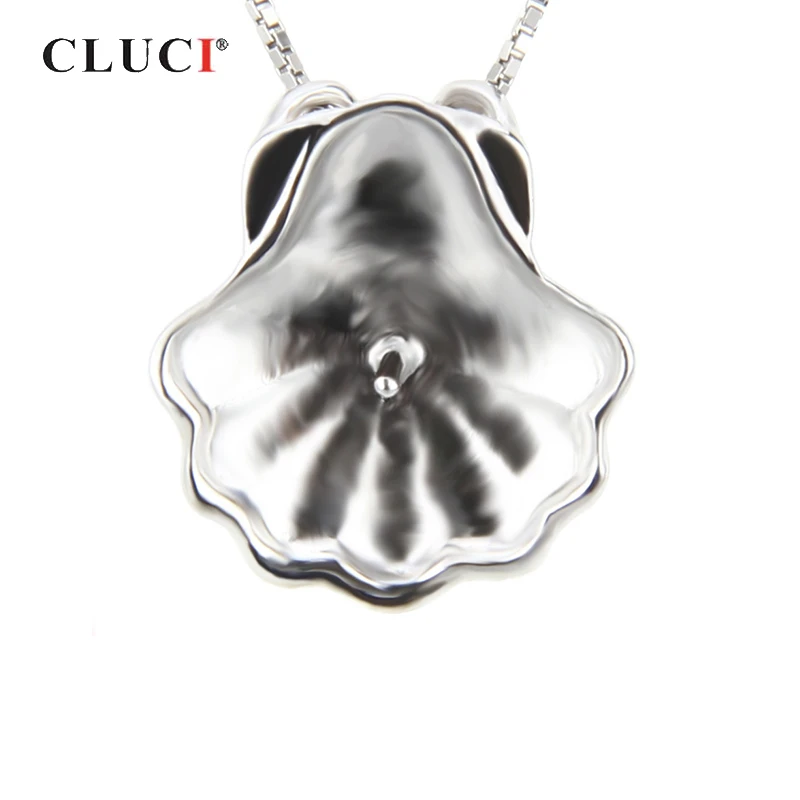 Женское ожерелье из серебра 925 пробы с жемчугом|pearl pendant|pearl necklace pendantpearl shell pendant |