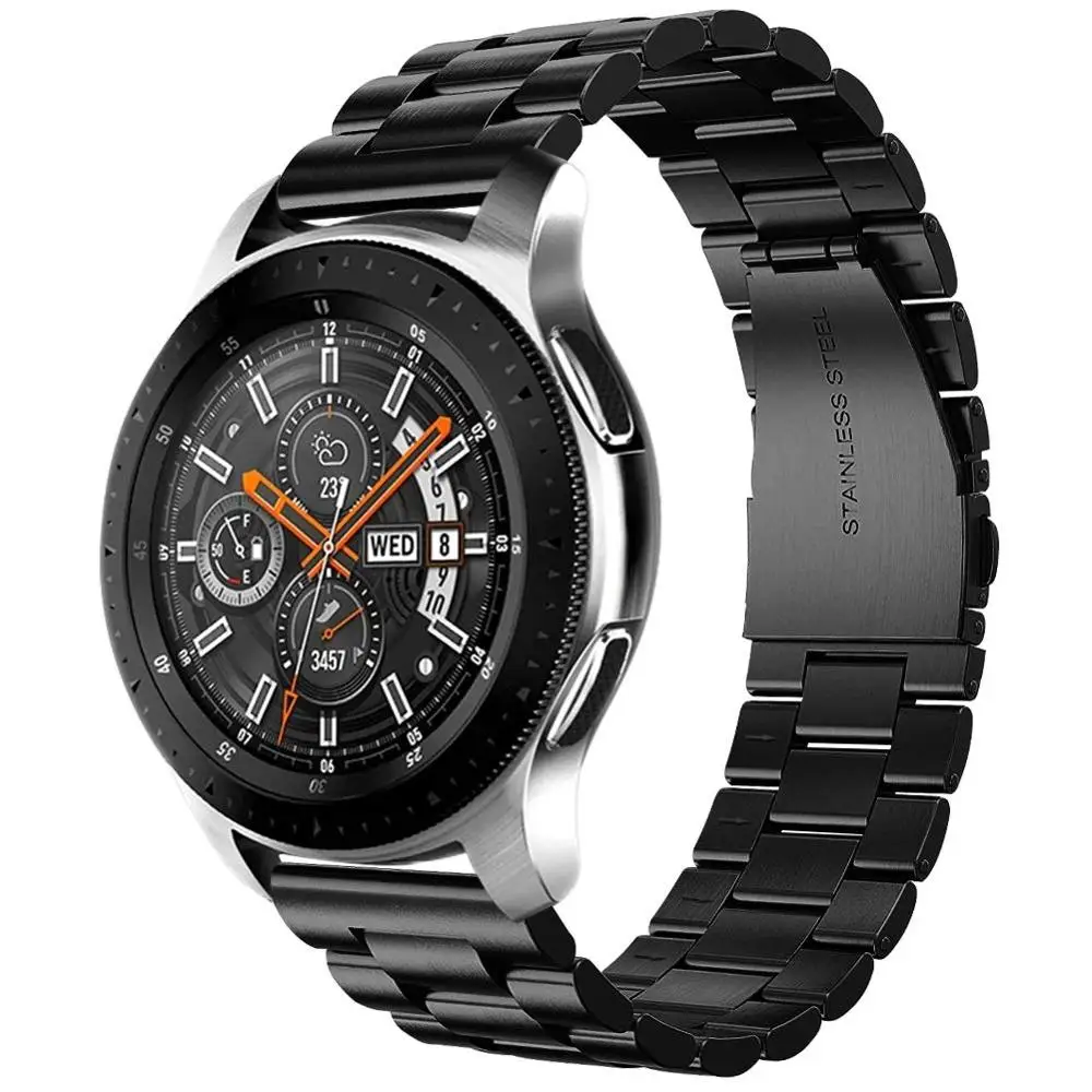 Фото Ремешок 20 мм/22 мм из нержавеющей стали для Samsung Galaxy watch 3/46 мм/42 мм/Active 2/Gear S3 Frontier, браслет Huawei GT-2-2e-pro №2