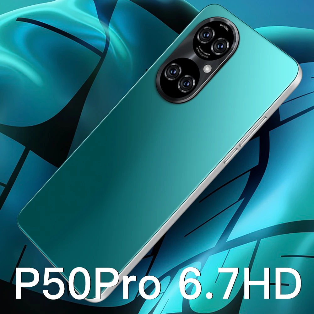 

New Top Sell Smartphones Galxy P50pro 6.7Inch 6800mAh Android 16GB 512GB10 Qualcomm888 Mobilephone 4G 5G Global Version Phones