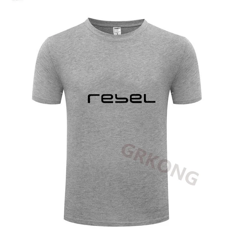 

For Honda Rebel 300 Rebel 500 CMX Rebel300 Rebel500 T Shirt Men New LOGO T-shirt 100% Cotton Summer Short Sleeve Round Neck Tee