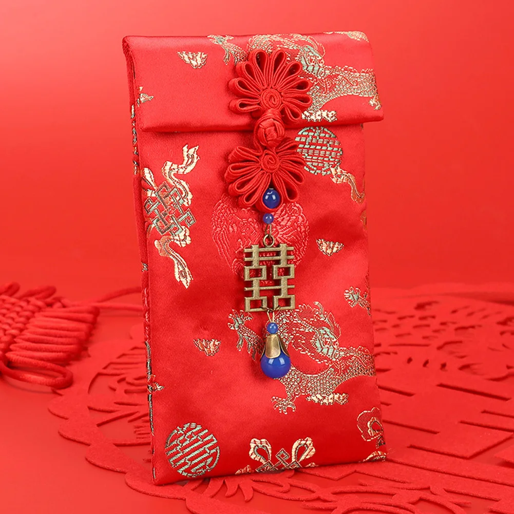 2020 Hong Bao свадебный день рождения Китайский Новогодний подарочный пакет красные