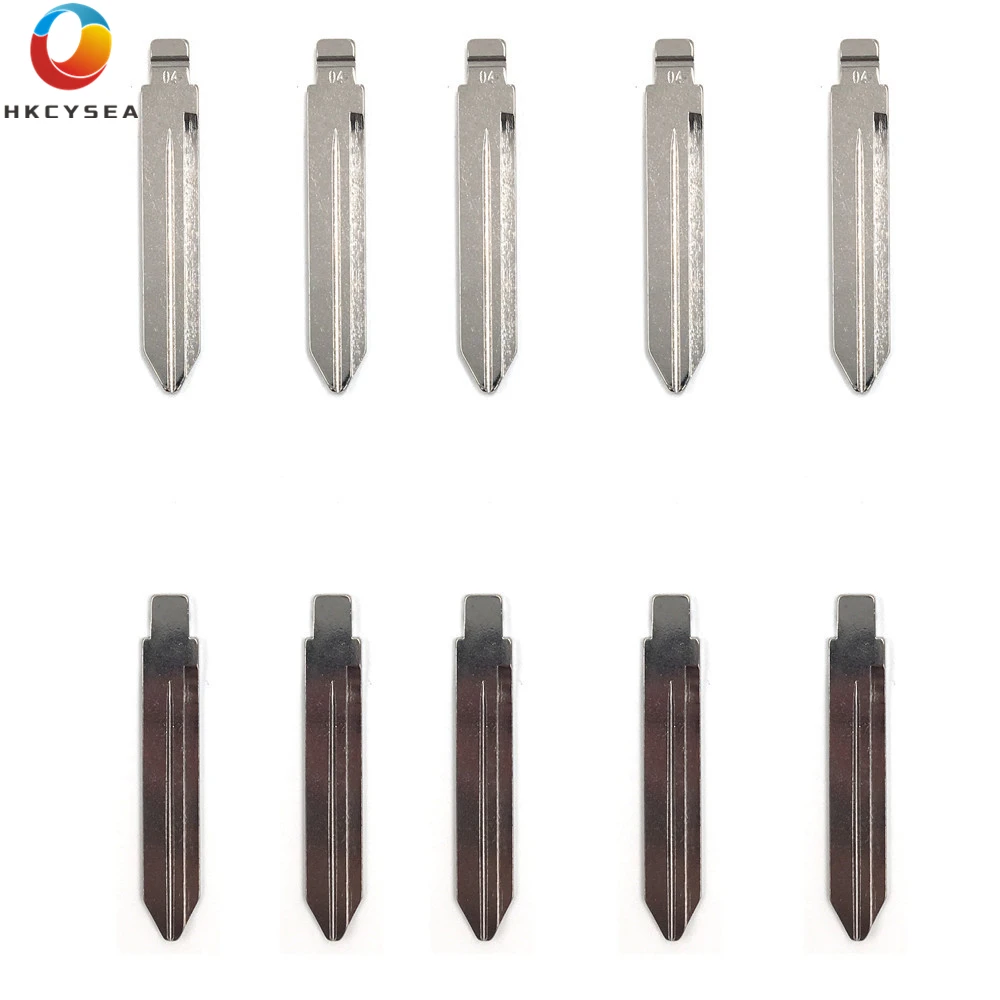 HKCYSEA 10 шт./лот металлический пустой неразрезанный Выкидной ключ дистанционного