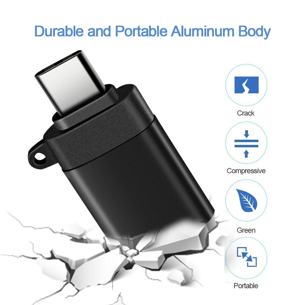 USB Type C OTG Adapter USBC Type-c Converter For macbook pro Xiaomi mi 9 Samsung S10 Huawei P30 Pro oneplus 7 7t USB-C Connector | Мобильные