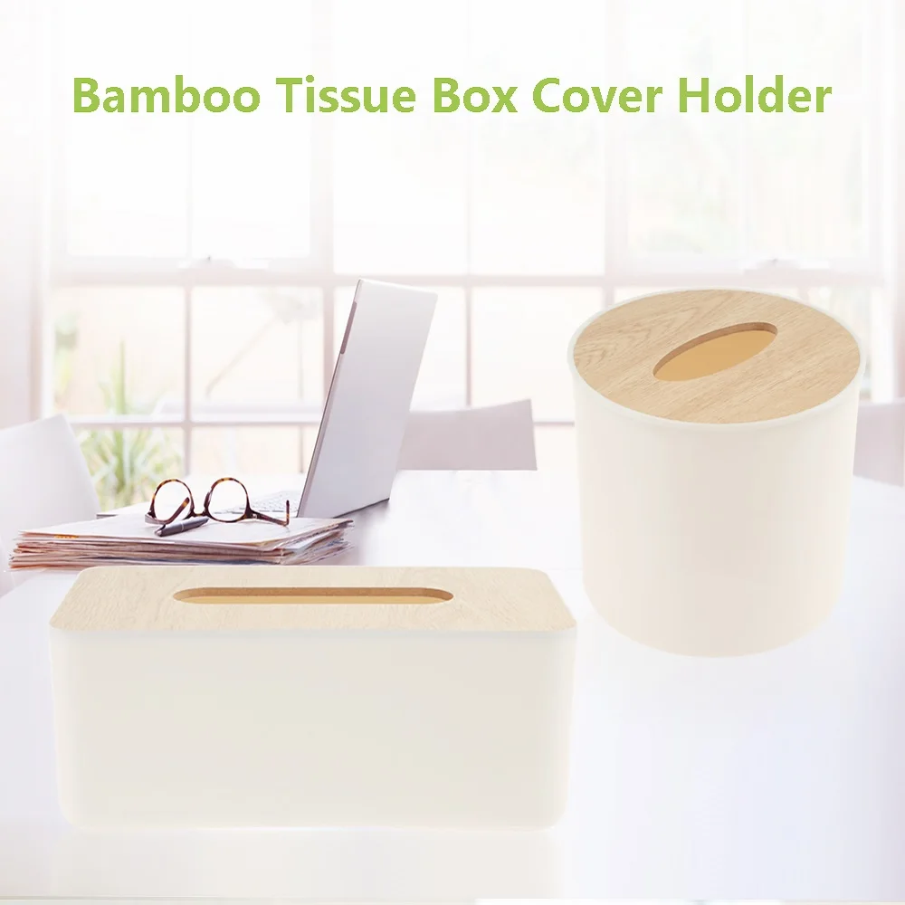 Деревянная коробка для салфеток контейнер полотенец держатель диспенсер бумаги