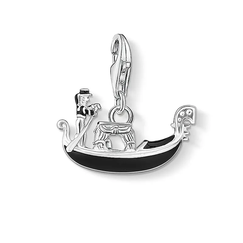 

Little Cute Venetian Boat Pendant Charms 925 Sterling Silver Jewelry Making Accessories Fit Bracelet Necklace Women Men Gift