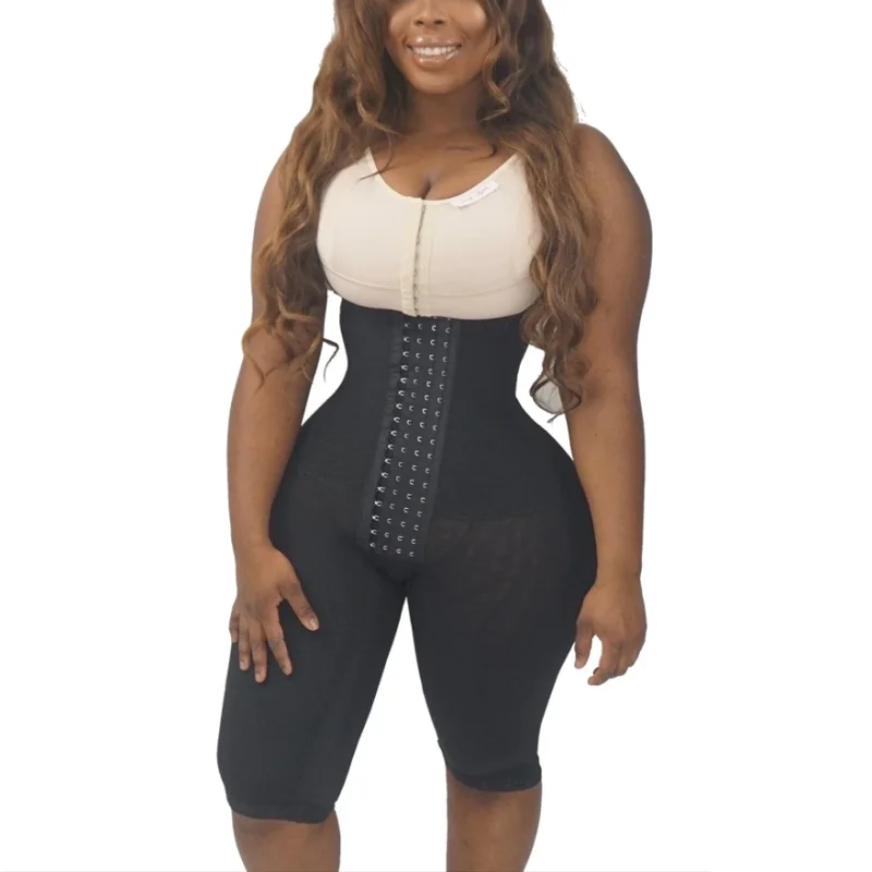 

Shapewear Double Tummy Control Panty Women's Underbust Corset Waist Trainer Steel Boned Body Shaper Tummy Fat Burner